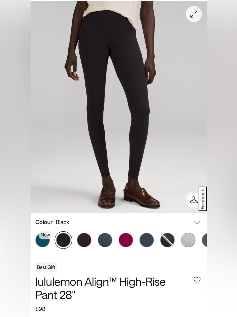 lululemon athletica Black High-Waist Performance Leggings